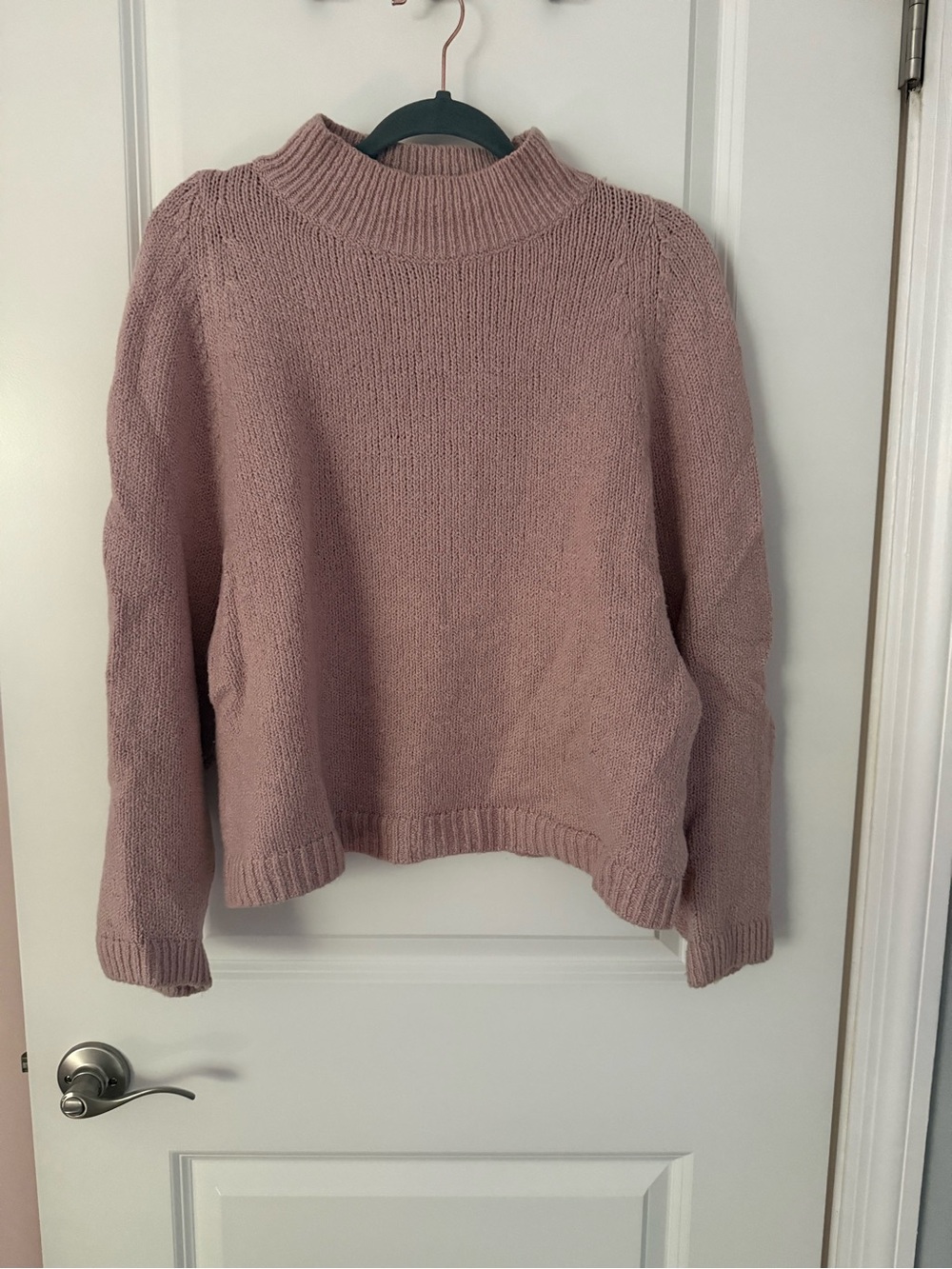 Old Navy Blush Pink Mock Neck Sweater